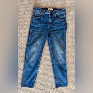 Madewell Mid Rise Stovepipe Jeans Size 26 Medium Wash